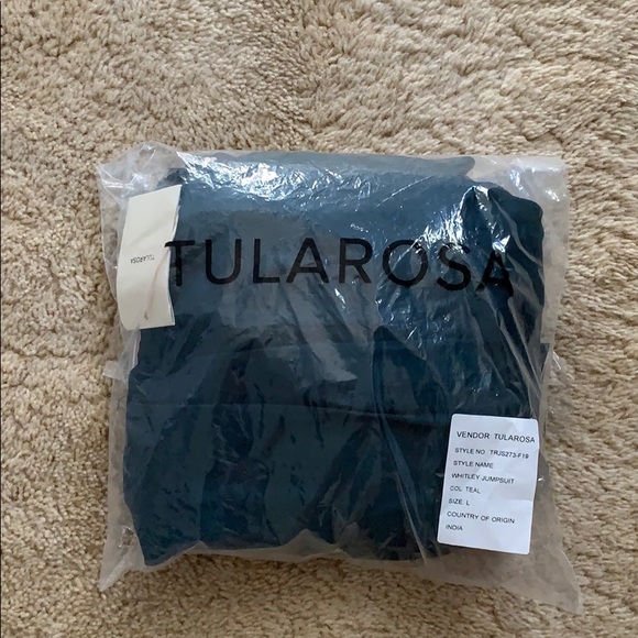 Tularosa Whitley Jumpsuit in Teal - Picture 2 of 7